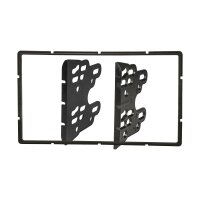 Double DIN radio bezel compatible with Honda Accord 8 VIII CU/CW facelift 2008-2015 black