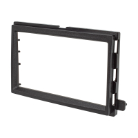 Double DIN radio bezel compatible with Ford Mustang from 2004 F150 Explorer