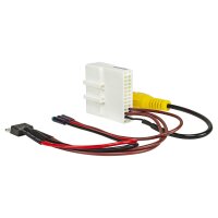 Adapter for original rearview camera to retrofit radio compatible with Toyota from 2014 Avensis Corolla Hilux RAV4 24-pin