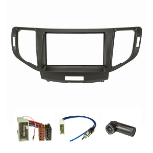 Double DIN radio cover set compatible with Honda Accord 8...