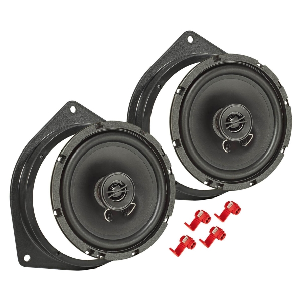 TA16.5-Pro Lautsprecher Einbau-Set kompatibel mit Toyota Corolla MR2 Avensis Prius RAV4 Auris 165mm Koaxial System