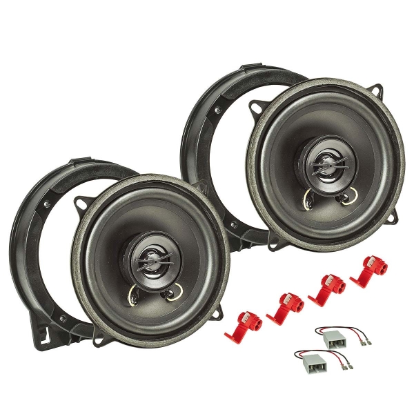 TA13.0-Pro Lautsprecher Einbau-Set kompatibel mit Honda Civic Jazz FR-V CR-V Tür vorne 130mm Koaxial System
