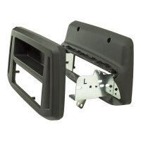Radio bezel compatible with Hyundai i30 PD from 2017 onwards, black