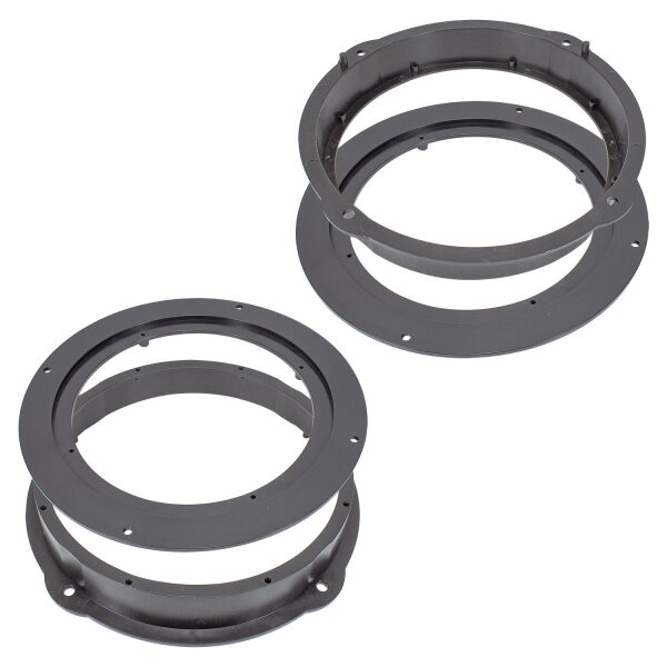 tomzz Audio 2803-017 Lautsprecherringe Adapter Halterungen kompatibel mit Audi A4 A5 Fronttür