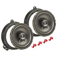 TA16.5-Pro speaker installation kit compatible with Toyota Yaris Verso Renault Captur 165mm coaxial system