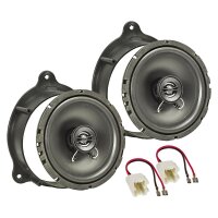 TA16.5-Pro speaker installation kit compatible with Renault Kangoo Mercedes Citan front door 165mm coaxial system