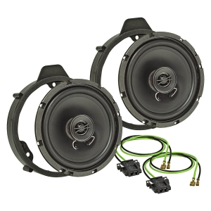 TA16.5-Pro Lautsprecher Einbau-Set kompatibel mit Mercedes A-Klasse (W176) ab 2012 B-Klasse (T246) ab 2011 Tür vorne 165mm Koaxial System