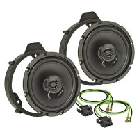TA16.5-Pro Lautsprecher Einbauset kompatibel mit Mercedes A-Klasse (W176) ab 2012 B-Klasse (T246) ab 2011 Tür vorne 165mm Koaxial System