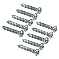 Linsenkopfschrauben 3,9 x 19mm, 10 Stck,  Kreuzschlitz