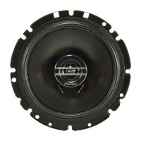 Speaker set compatible with Nissan Micra Note Qashqai Juke X-Trail Navara 165mm 2-way coax system PIONEER TS-G1720f 300W