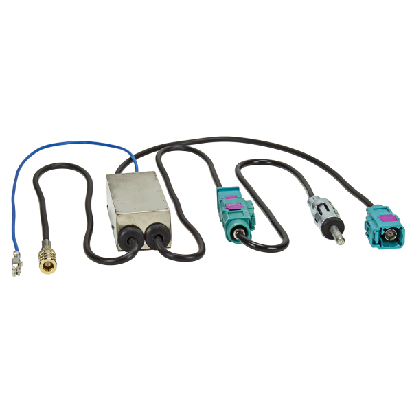 DAB+ UKW AM Antennen Splitter Adapter SMB (F) Buchse Kupplung Fakra (