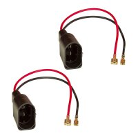 TA16.5-Pro Lautsprecher Einbauset kompatibel mit VW Golf 5 V Caddy Touran New Beetle Tür vorne 165mm Koaxial System