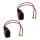 TA16.5-Pro Lautsprecher Einbauset kompatibel mit VW Golf 5 V Caddy Touran New Beetle Tür vorne 165mm Koaxial System