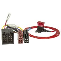 Radioblende Set kompatibel mit Ford KA RU8 Bj.2009-2017 mit Radioadapter ISO Fakra Antennenadapter DIN ISO Can-Bus Modelle