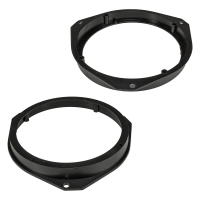 Speaker Rings Adapter Rings compatible with Opel Astra H Corsa D E Signum Vectra Alfa Romeo Mito Giulietta Fiat Grande Punto Ducato 500 Ford KA Peugeot Boxer for 165mm DIN speakers