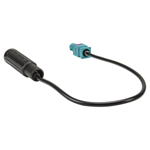 Fakra (M) antenna adapter plug to DIN coupling (F) socket