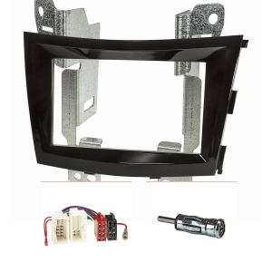 Double DIN Radio Bezel Set compatible with SsangYong...