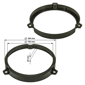 Speaker rings adapter brackets compatible with Kia Rio...