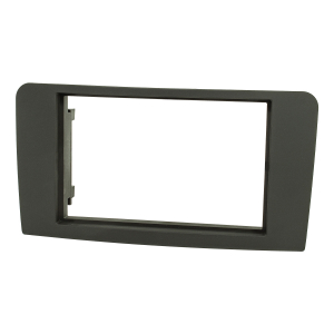 Double DIN radio bezel compatible with Mercedes ML W164...