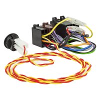Radio Adapter Kabel ISO-ISO Strom + Lautsprecher mit EIN-AUS Schalter z.B. für Wohnmobile Fiat Ducato (Radio ein ohne Zündung)