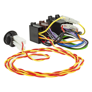 Radio-Adapterkabel ISO-ISO Strom + Lautsprecher mit EIN-AUS Schalter z.B. für Wohnmobile Fiat Ducato (Radio ein ohne Zündung)