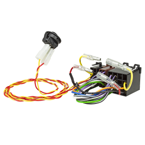 Radio-Adapterkabel ISO-ISO Strom + Lautsprecher mit EIN-AUS Schalter z.B. f&uuml;r Wohnmobile Fiat Ducato (Radio ein ohne Z&uuml;ndung)