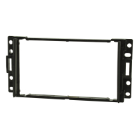 Double DIN and DIN Radio Bezel Set compatible with Hummer H3 2005-2010