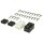 Quadlock Most Stecker Buchse Einsatz weiss schwarz 24-polig incl. 24 MQS Kontake Kammer A + B