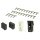 Quadlock Most Stecker Buchse Einsatz weiss schwarz 24-polig incl. 24 MQS Kontake Kammer A + B