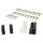 Quadlock Most Stecker Buchse Einsatz weiss schwarz 24-polig incl. 24 MQS Kontake Kammer A + B