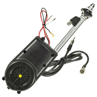 Universal Motorantenne FM AM Anschluss DIN Stecker (M) verchromte Teleskope 5 teilig kompatibel mit z.B. Mercedes Opel BMW