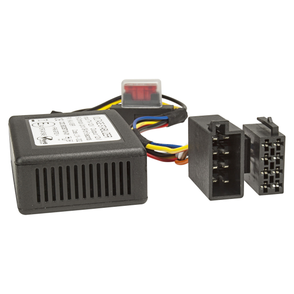 Start Stop Power Stabilisator 12V ISO Stecker auf Kupplung kompatibel mit Fahrzeugen mit ISO Anschluss max 10A für 6 Sekunden