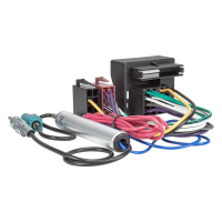 Radio Adapter Kabel kompatibel mit Alfa Citroen Fiat Peugeot Toyota Lancia Quadlock auf ISO + Antennenadapter mit Phantomeinspeisung Fakra auf DIN