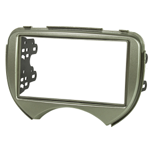 Double DIN Radio Bezel compatible with Nissan Micra K13...