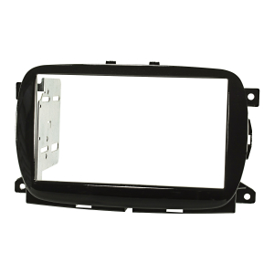 Double DIN radio bezel compatible with Fiat 500 from 2016...