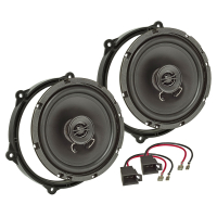TA16.5-Pro Lautsprecher Einbau-Set kompatibel mit Seat Ibiza 6J 6P 165mm Koaxial System