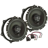 Pioneer TS-G1720f 300W speaker set compatible with Seat Ibiza 165mm 2-way coaxial system