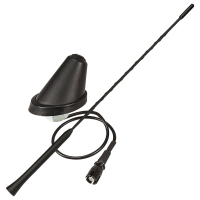 Car antenna roof antenna 16V amplifier RAKU 2 II compatible with Seat Toledo2 Leon1 Cordoba Ibiza Anti Noise rod 40cm 60 degrees