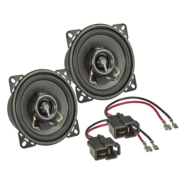 TA10.0-Pro speaker installation set compatible with Chevrolet Matiz 2 Daihatsu Sirion 100mm coaxial system