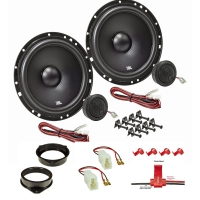 Speaker installation kit compatible with Audi A3 8P A4 B6 B7 A8 door front 165mm compo system JBL Stage1 601C