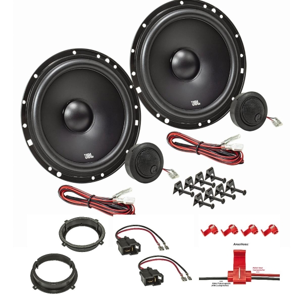Speaker installation kit compatible with Hyundai Tucson Santa Fe Kia Sportage 165mm Compo System JBL Stage1 601C