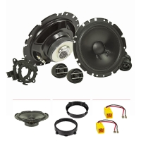 Speaker set compatible with Alfa Romeo 147 159 Spider Brera Fiat Croma 165mm 2-way Compo System PIONEER TS-G170C