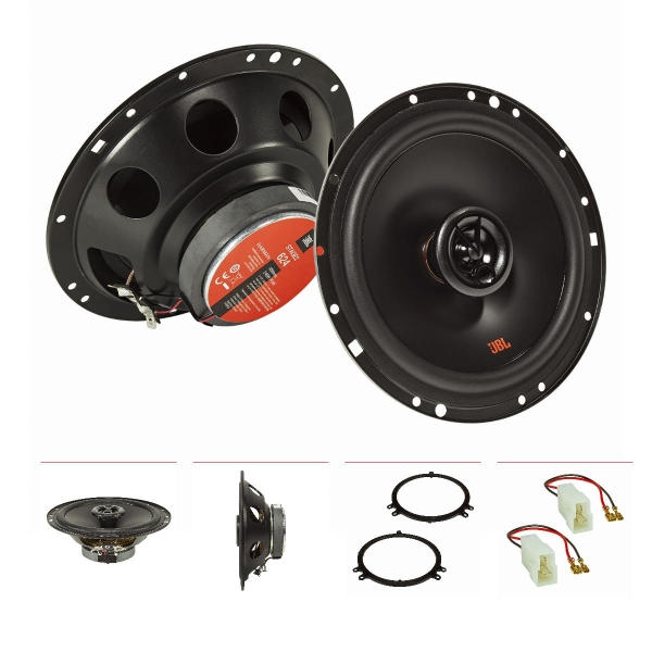 Speaker set compatible with Audi A6 C5 C6 door front A3 A4 door rear 165mm 2-way coax system JBL Stage2 624