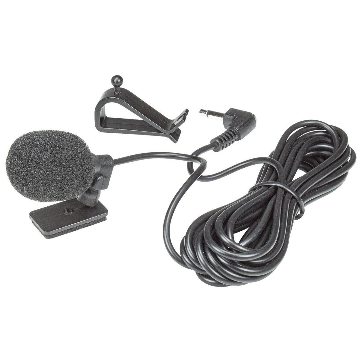 HENGBIRD Micrófono de coche con cable de 3 m, jack de 3,5 mm, micrófono