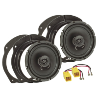 Speaker installation kit compatible with Fiat Stilo Bravo Croma Lancia Delta door front 165mm coaxial system TA16.5-Pro