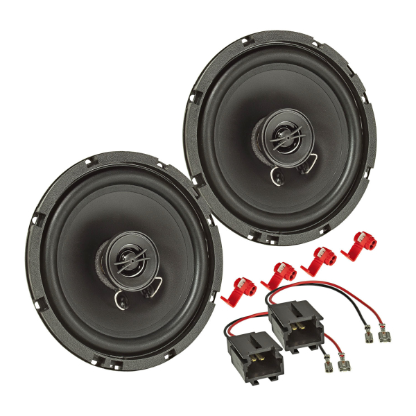 tomzz Audio 4040-005 Lautsprecher Einbau-Set kompatibel mit Peugeot 106 107 206 307 308 1007 207 Partner 130mm Koaxial System TA13.0-Pro 