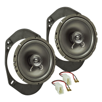 TA16.5-Pro Lautsprecher Einbau-Set kompatibel mit Mazda Jaguar div Modelle 165mm Koaxial System