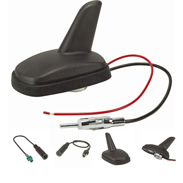 KFZ Auto Antenne Dachantenne Shark FM GPS GSM Fakra Stecker passt für Audi  A4 A6