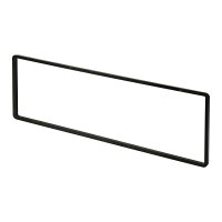 Autoradio Einbaurahmen Set 1DIN Metallschacht Rahmen 182x53mm Tiefe 45mm mit ISO Kabel Ausbauschlüssel