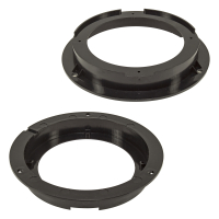 Speaker rings adapter brackets compatible with Hyundai i10 III door front rear for 130mm DIN speakers